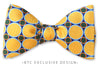 Yellow circles Dot bow tie