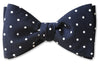 Navy Dots Cotton Bow Tie