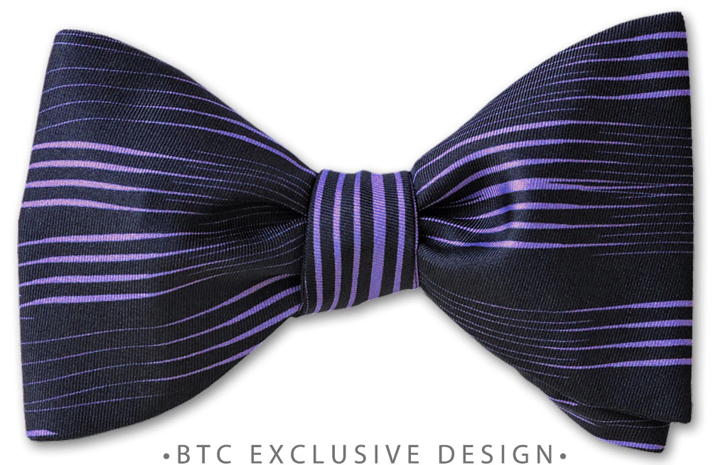 Navy Blue Basic Pre-Tied Bow Tie, In stock!