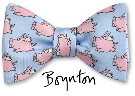 Sandra Boynton Bow Ties flying pigs