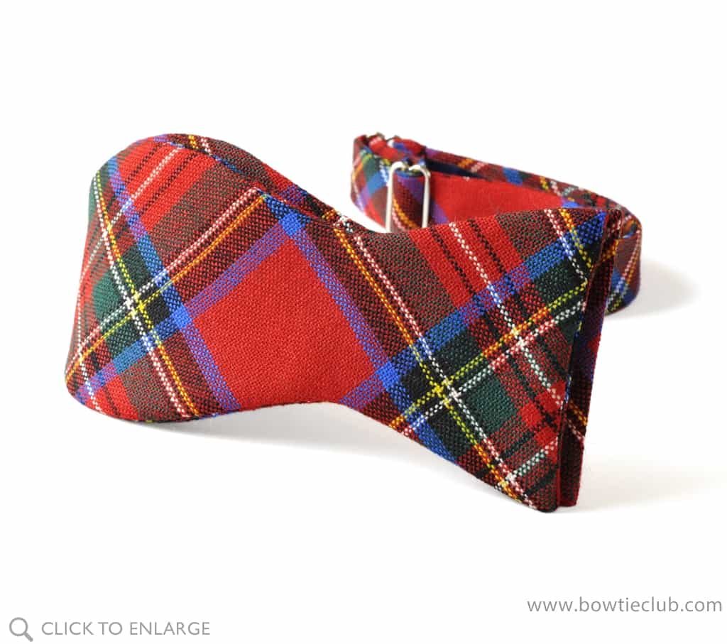 Men's Scottish Royal Stewart Tartan Neck Tie at  Men's