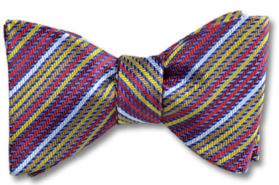 Self-tie pre-tied big and tall longer neckband bow ties